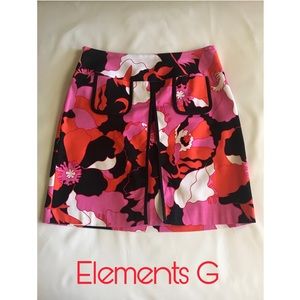 Elements G Floral Mini Skirt